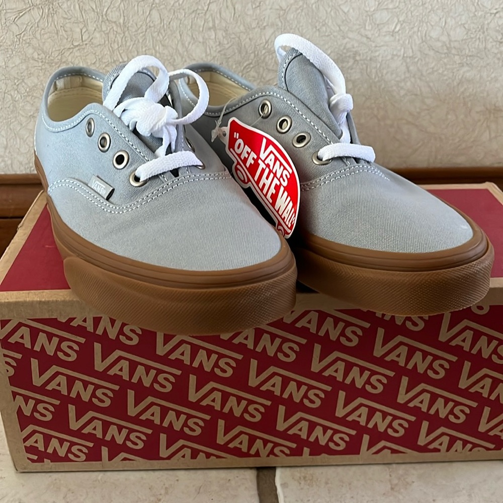 Brand new Gray vans.